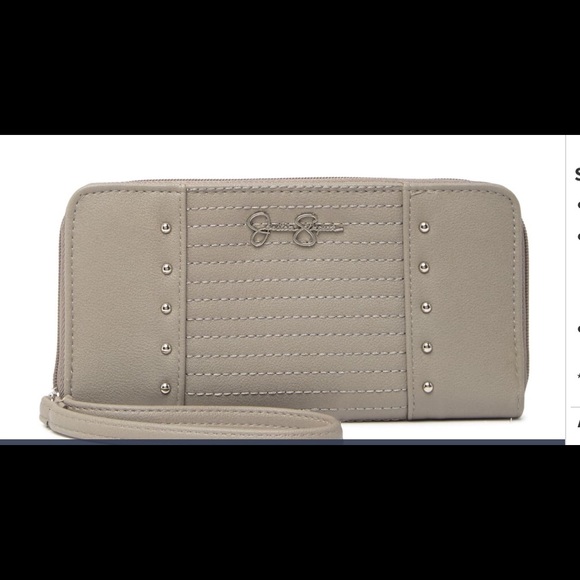 Jessica Simpson Tilly Studded Wristlet - Picture 1 of 7